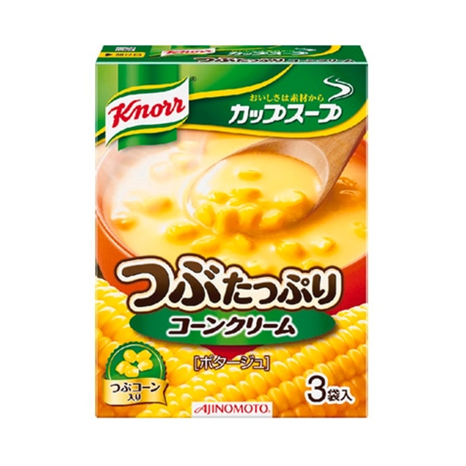 クノール つぶたっぷりコーンクリーム3P 48.3g(×10)|mvm-4901001135769-005-10 商品サムネイル
