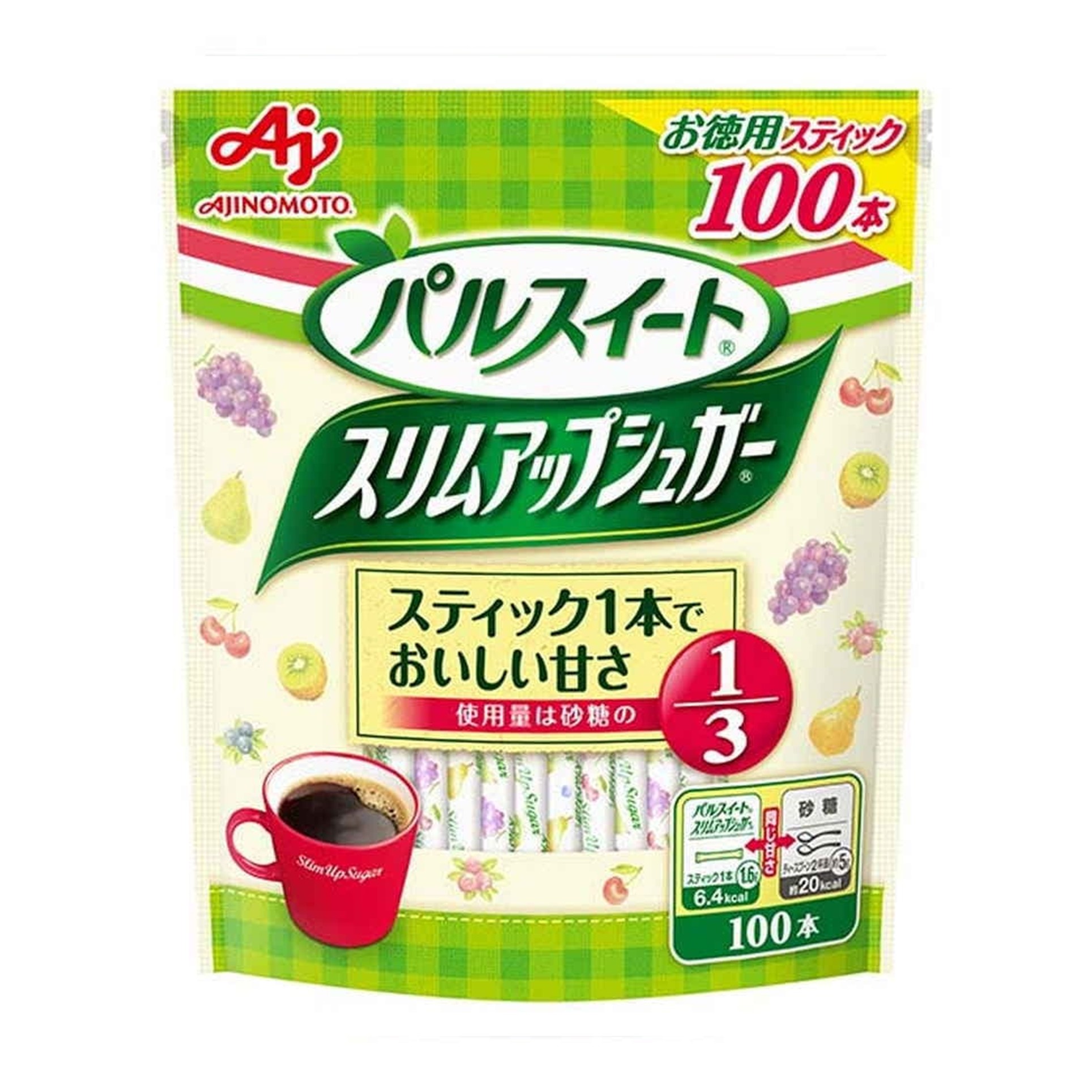 味の素パルスイートスリムアップシュガー 1.6g×100本 (×10)|mvm-002-4901001178490-10 商品サムネイル