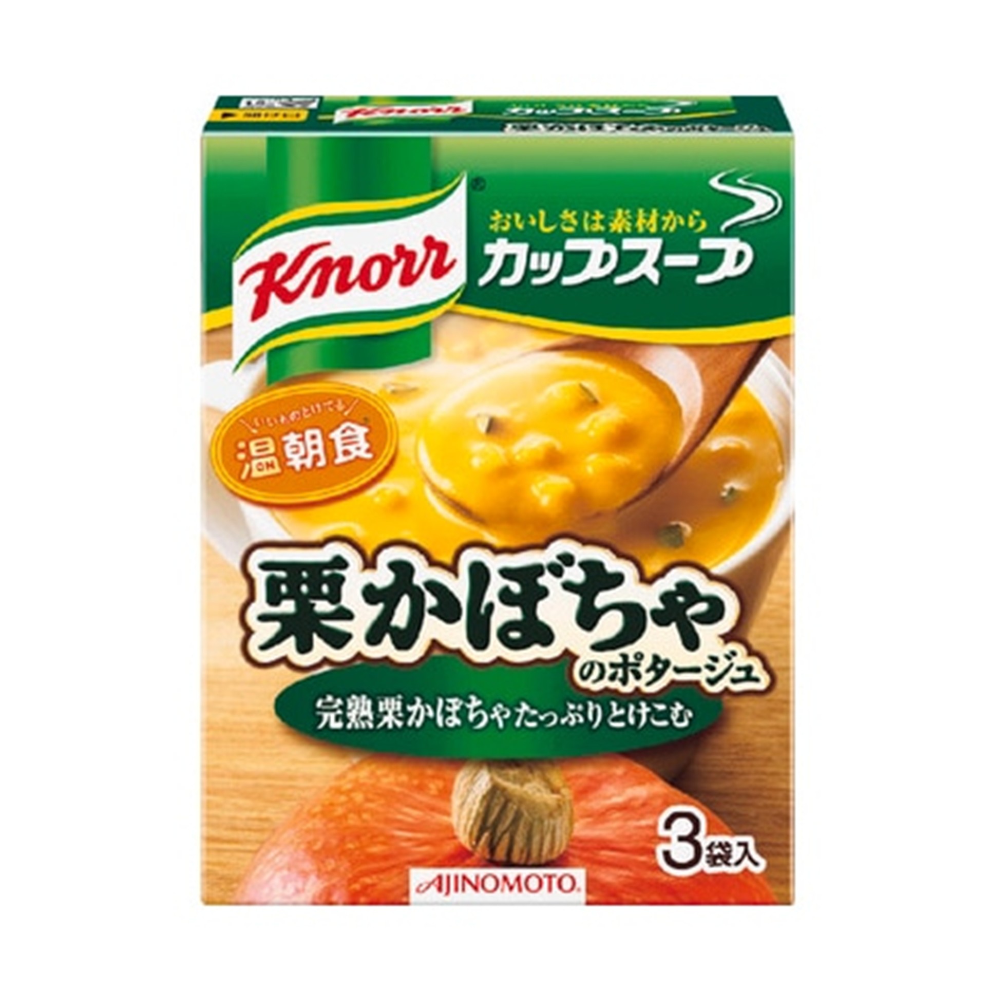 クノール 栗かぼちゃのポタージュ３Ｐ 56.4g(×10)|mvm-4901001314409-005-10 商品サムネイル