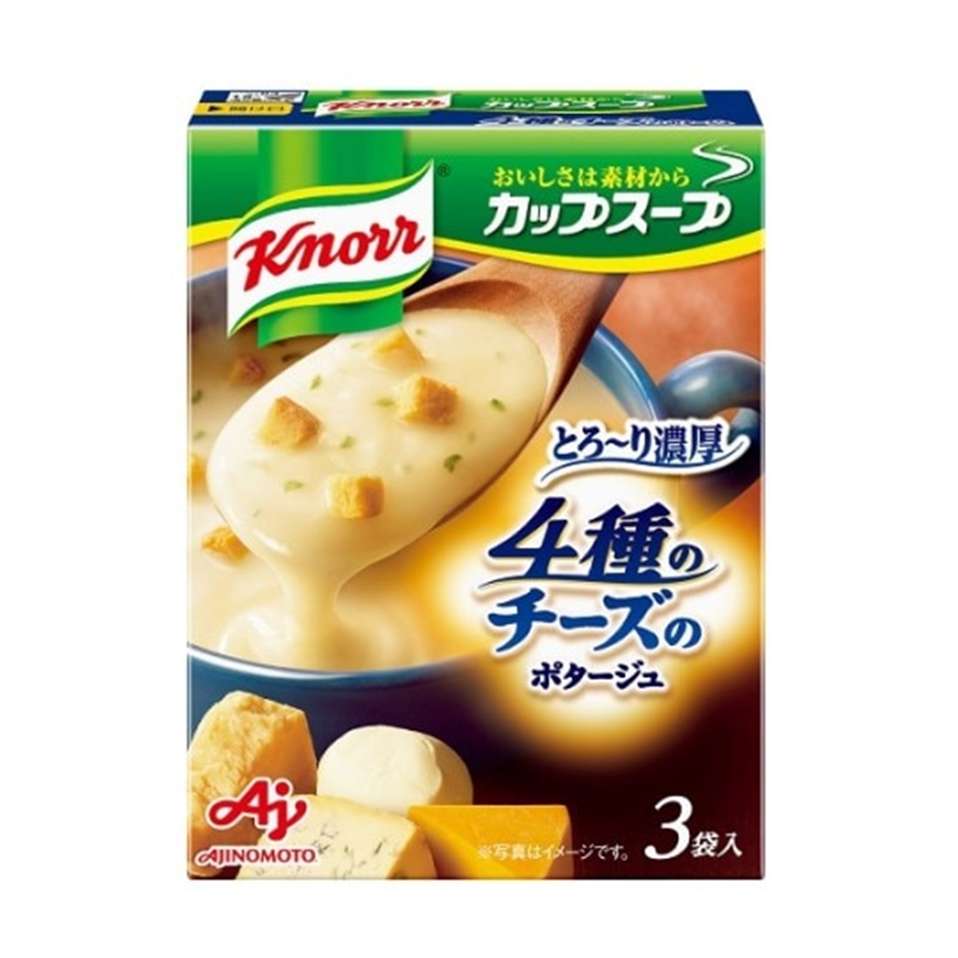 クノール 4種のチーズのとろーり濃厚ポタ 53.7g(×10)|mvm-4901001314508-005-10 商品サムネイル