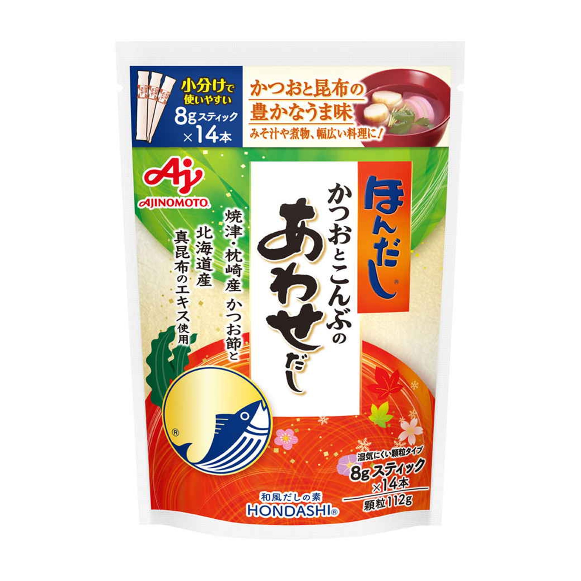 味の素 ほんだし あわせだし 8g×14本 (×20)|mvm-003-4901001375387-20 商品サムネイル