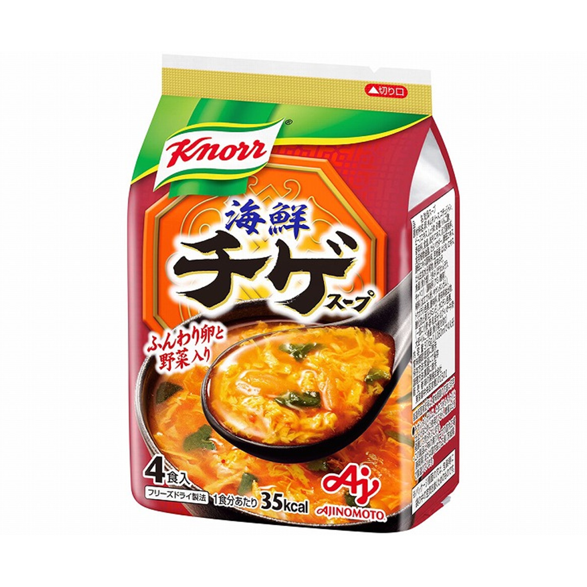 クノール 海鮮チゲスープ 37.6g(×10)|mvm-4901001408481-005-10 商品サムネイル