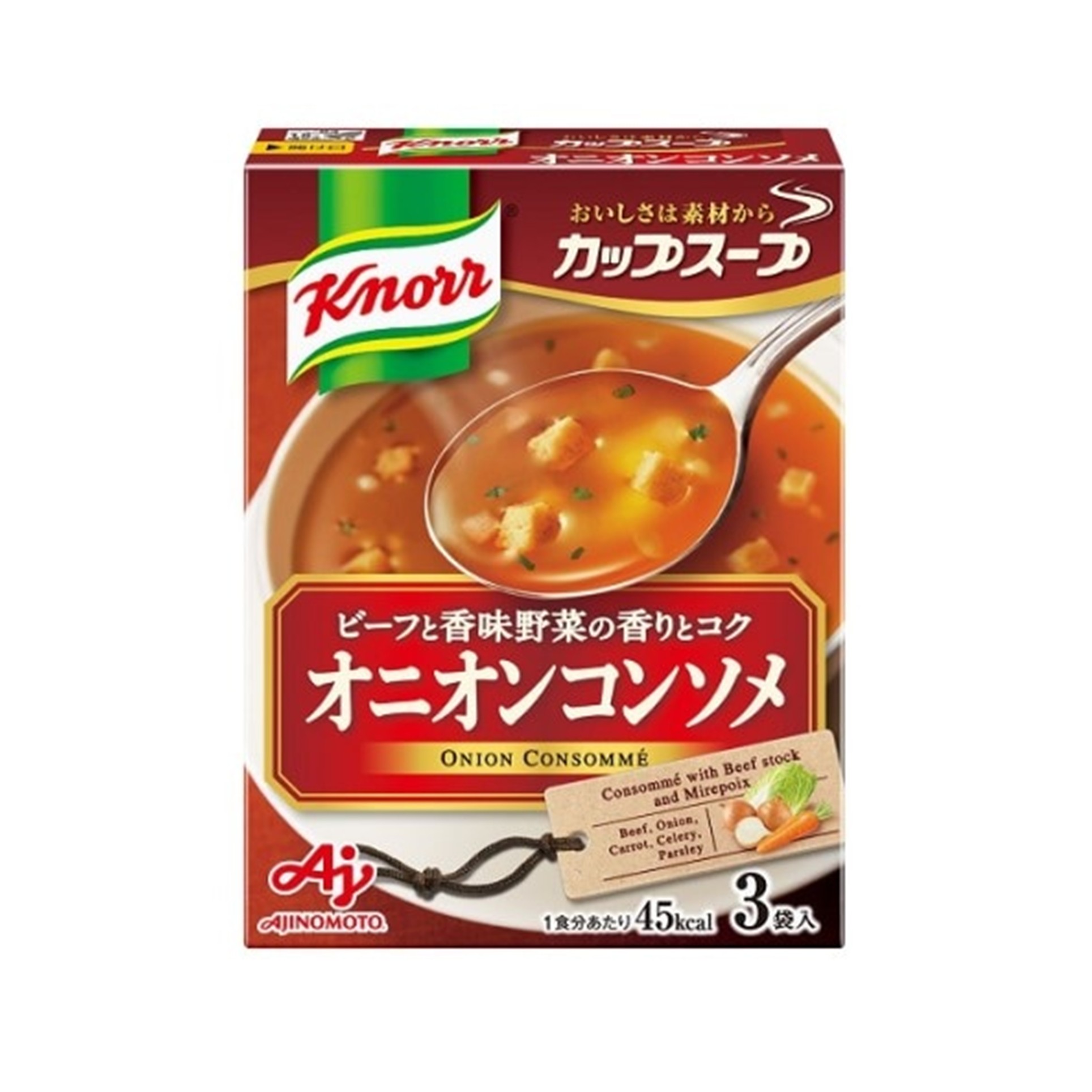 クノール カップスープ オニオンコンソメ3P 33.9g(×10)|mvm-4901001569441-005-10 商品サムネイル