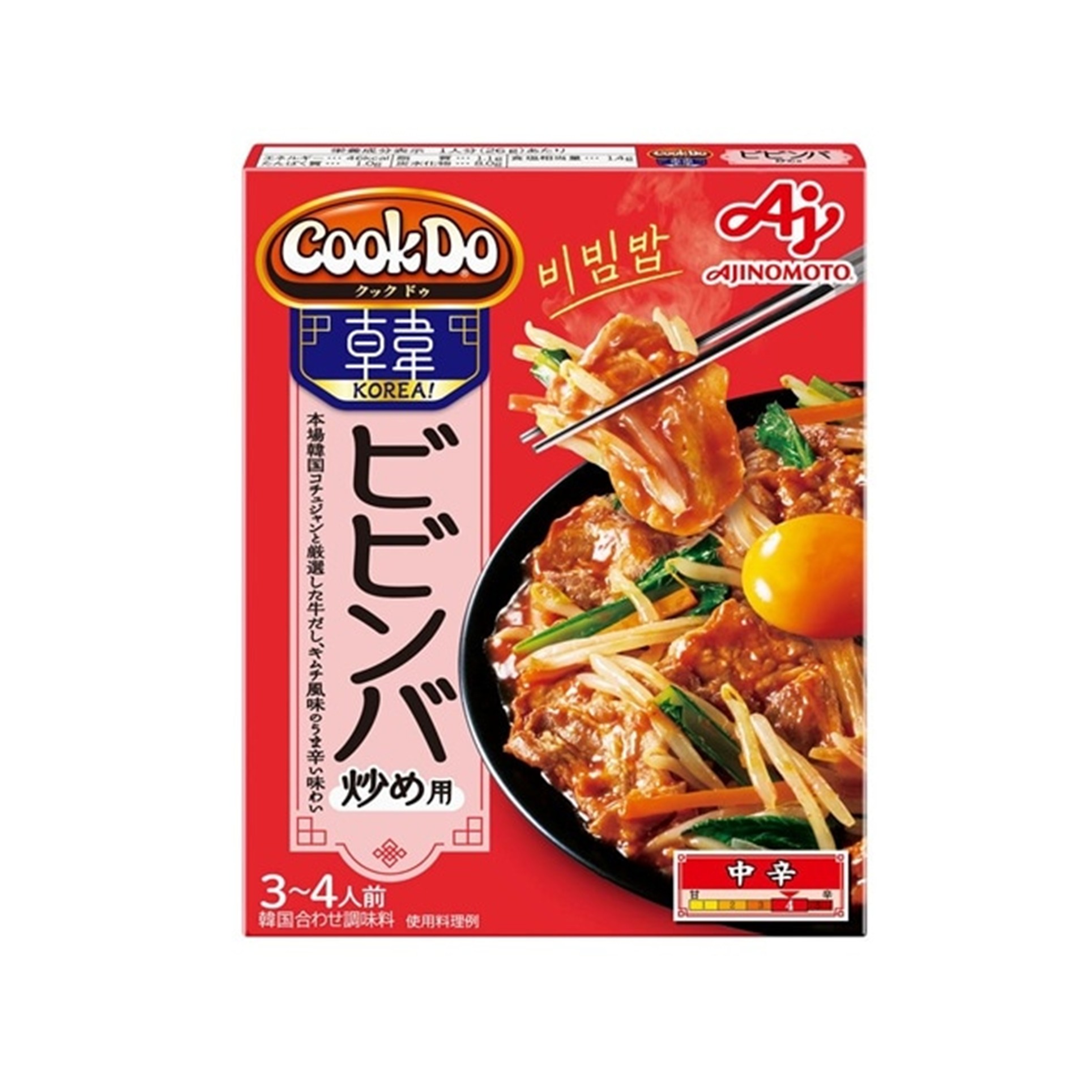 味の素 CookDoKOREA ビビンバ炒め 90g (×10)|mvm-003-4901001590667-10 商品サムネイル