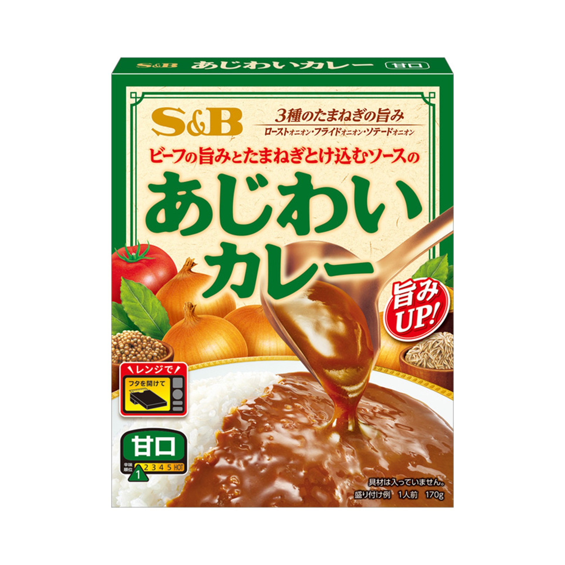 S&B あじわいカレー 甘口 170g(×6)|mvm-4901002178727-005-6 商品サムネイル