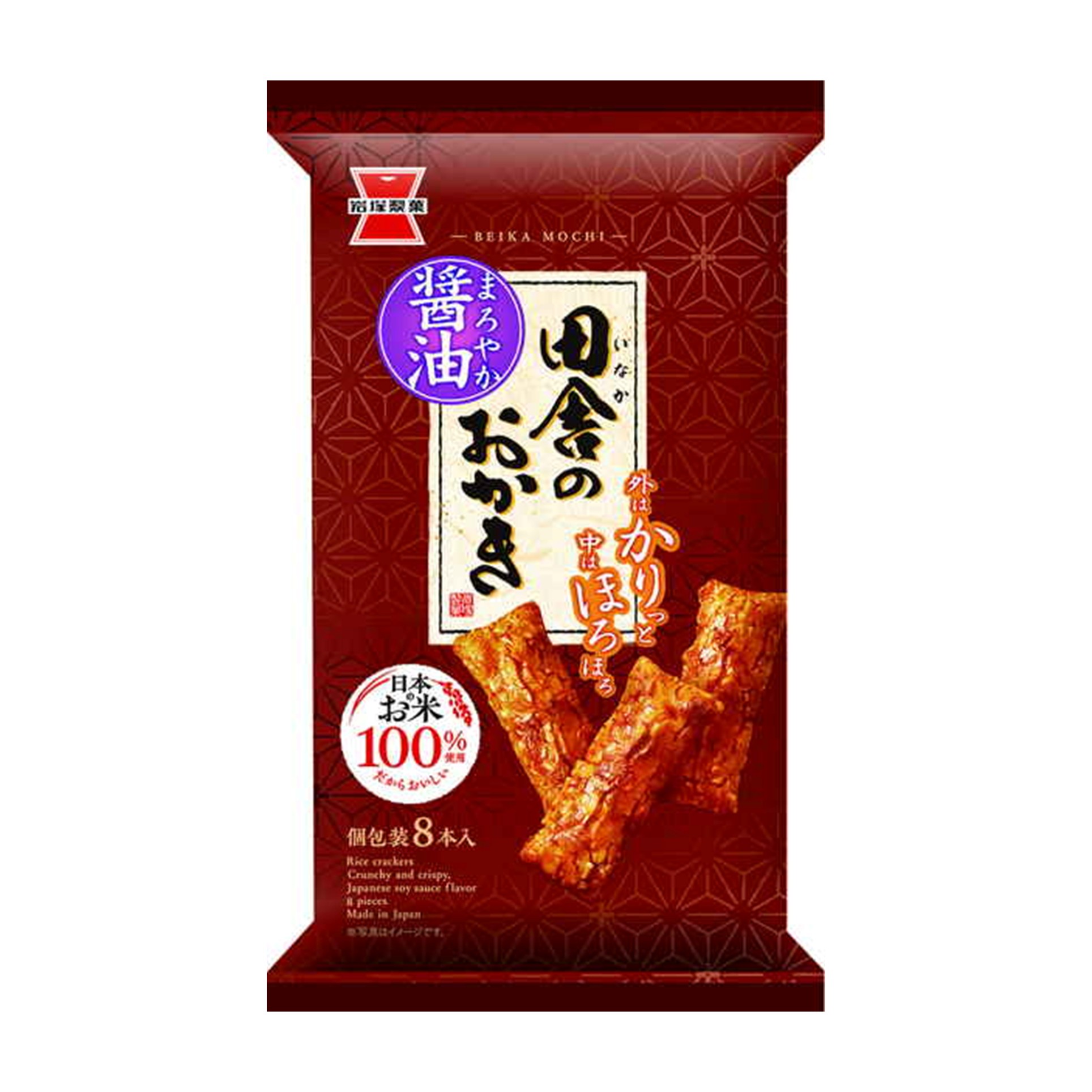 田舎のおかき 8本入(×12)|mvm-4901037228527-001-12 商品サムネイル