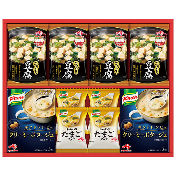 ☆[味の素ブランドギフト]「具たっぷり味噌汁」＆「クノール」スープギフト【118099】 商品サムネイル