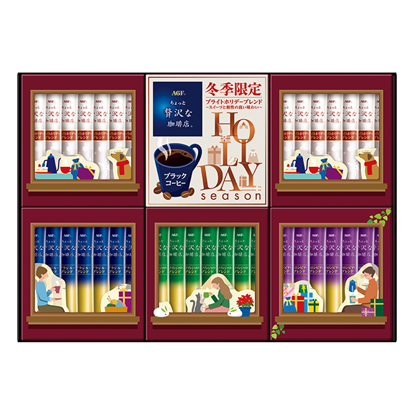 ☆AGFギフト 「ちょっと贅沢な珈琲店」スティックブラック ウィンターギフト 【114093】 商品サムネイル