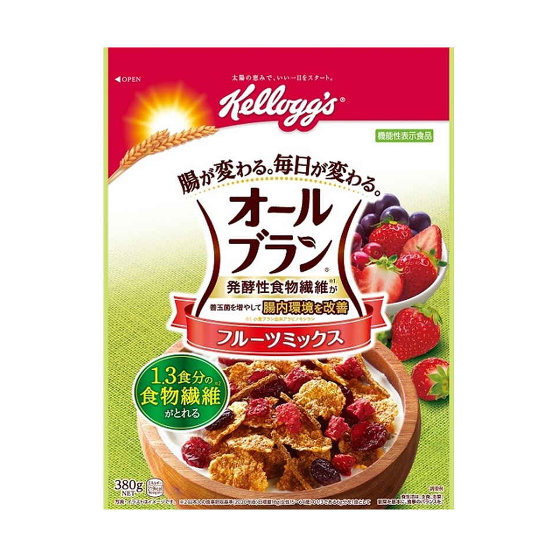オールブランフルーツミックス 380g(×6)|mvm-4901113791624-002-6 商品サムネイル