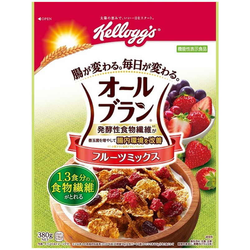 オールブランフルーツミックス 380g(×6)|mvm-4901113791624-002-6 商品サムネイル