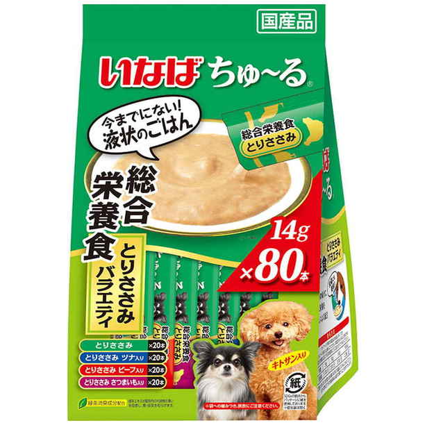 【11/28～12/1お渡し】 いなばちゅーる総合栄養食とりささみバラエティ 【247904】 商品サムネイル