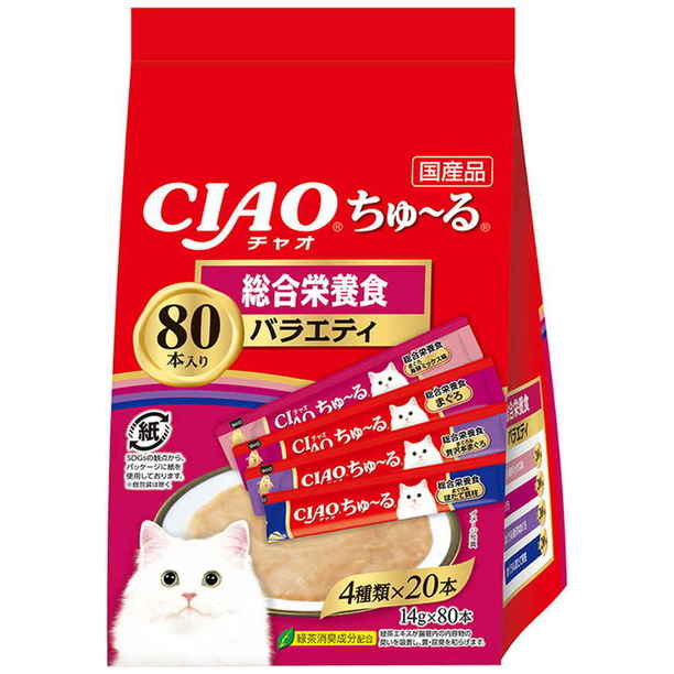 【11/28～12/1お渡し】いなば ＣＩＡＯちゅーる総合栄養食バラエティ 【247908】 商品サムネイル