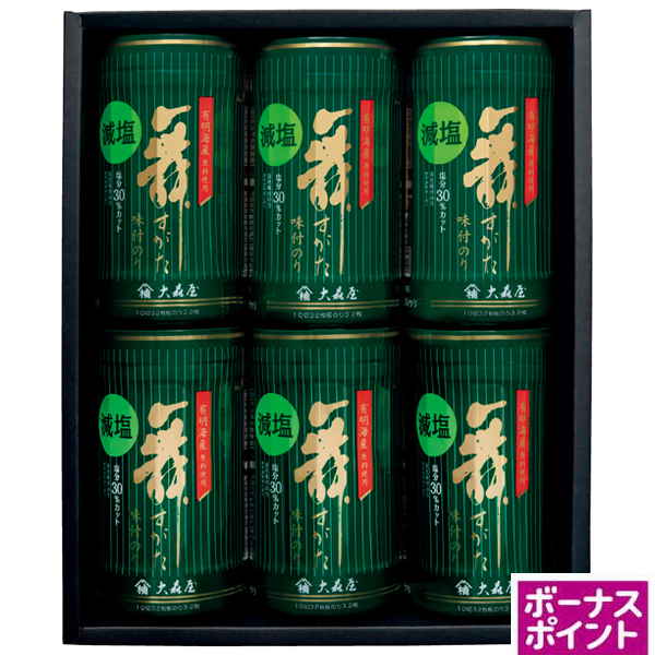 [150ボーナスポイント]大森屋　減塩味付のり卓上ギフト【127112】【夏ギフト】 商品サムネイル
