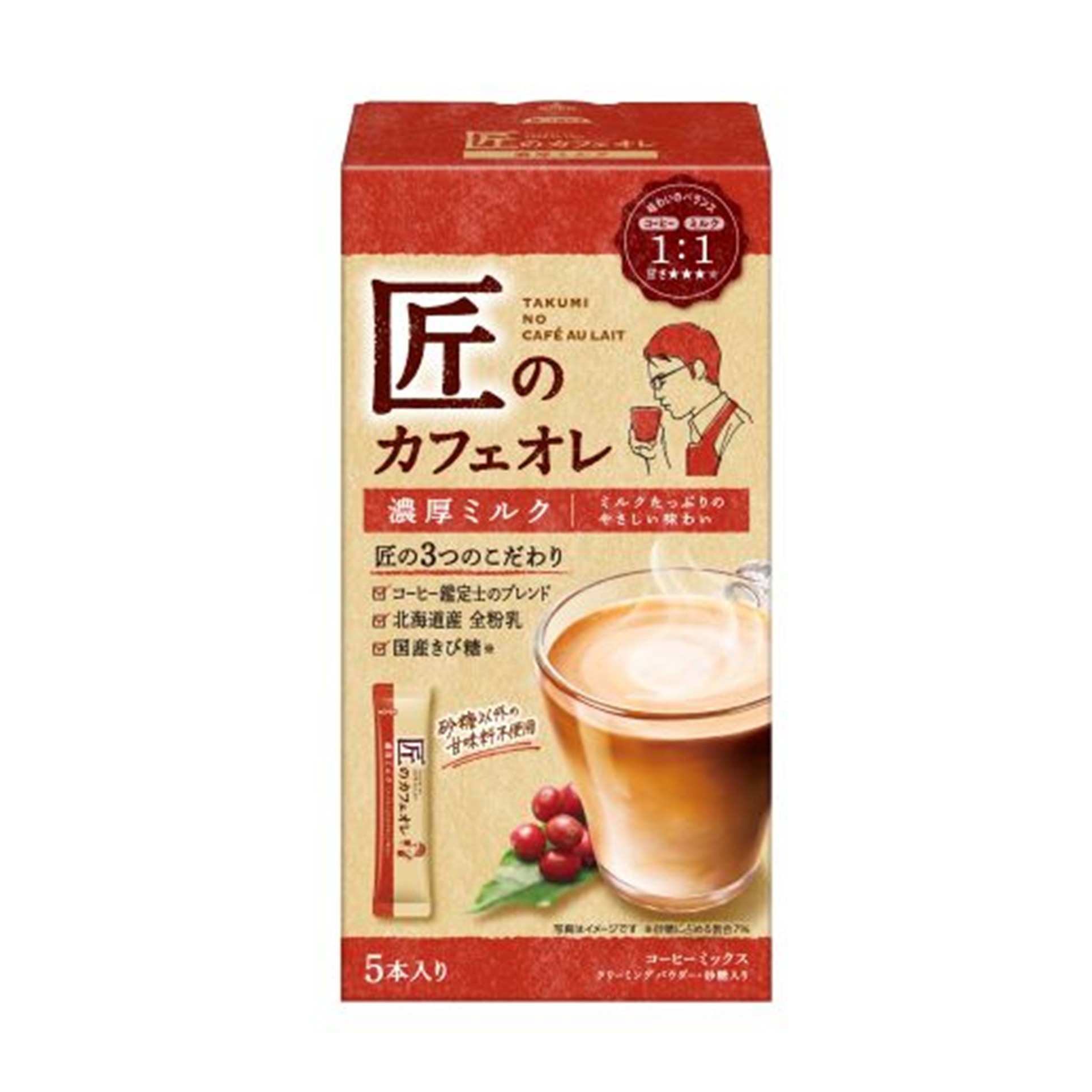 匠のカフェオレ濃厚ミルク 5P(×6)|mvm-4901305423593-002-6 商品サムネイル