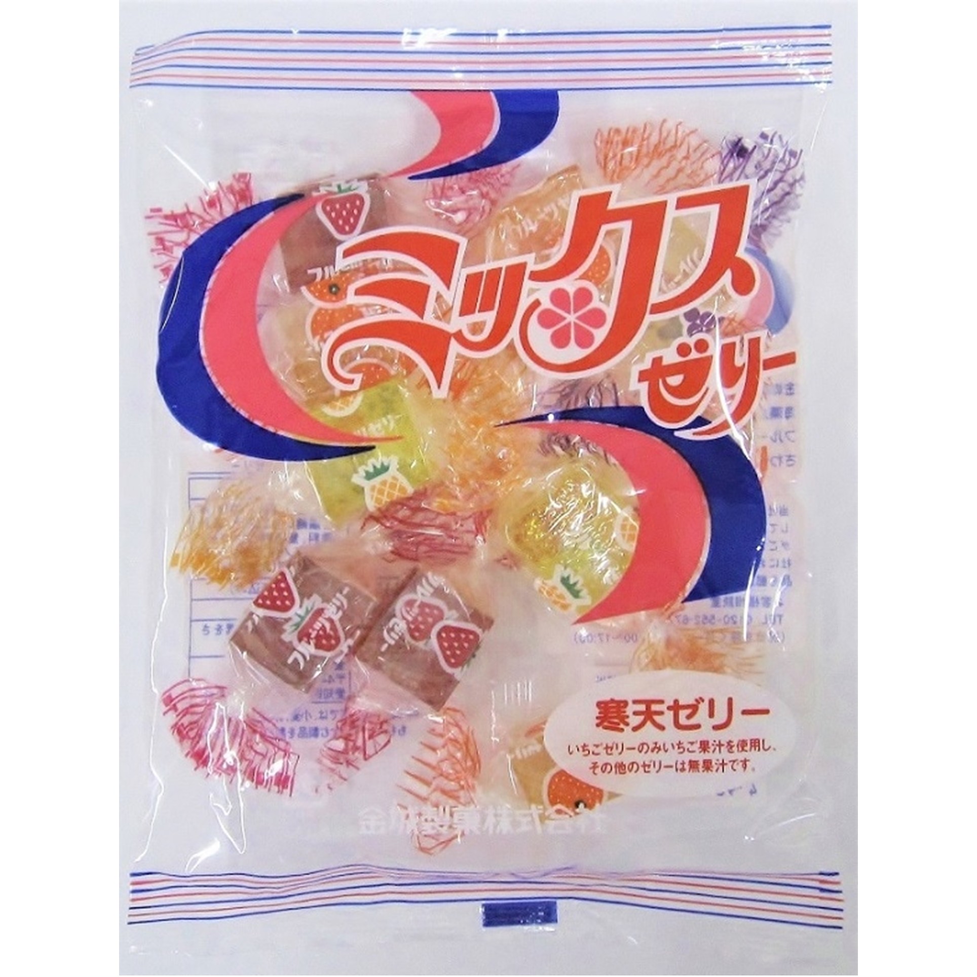 金城製菓 ミックスゼリー 115g(×10)|mvm-001-4901324016660-10 商品サムネイル
