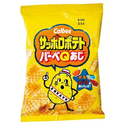 カルビー サッポロポテト バーベQあじ 24g (×24)|mvm-001-4901330121860-24 商品サムネイル