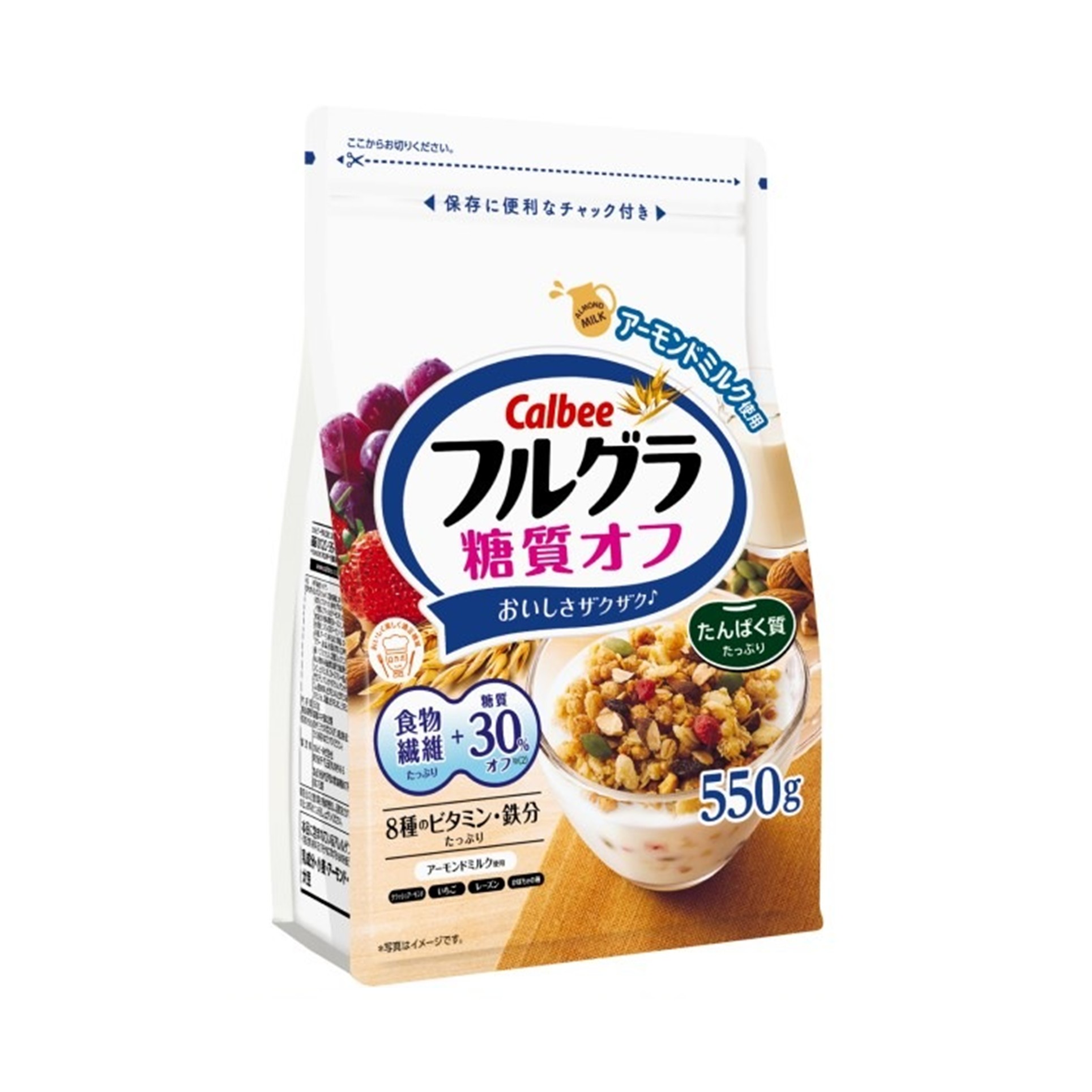 フルグラ糖質オフ 550g(×6)|mvm-4901330748340-002-6 商品サムネイル