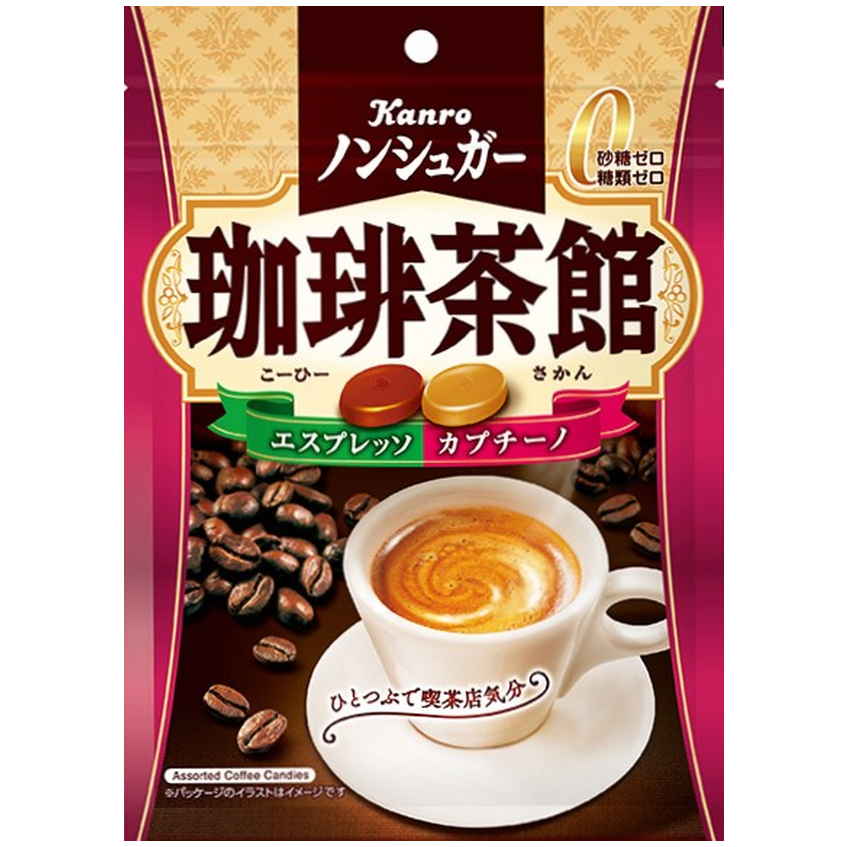 カンロ ノンシュガー珈琲茶館　７２ｇ　(×6)|mvm-001-4901351001769-6 商品サムネイル