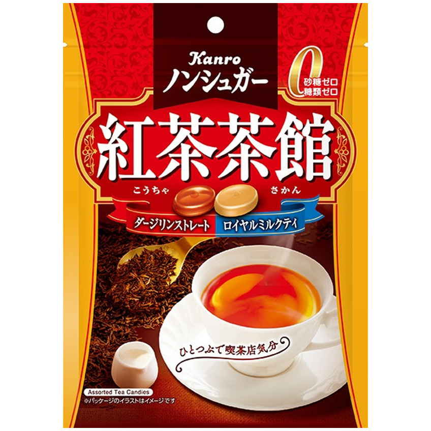 カンロ ノンシュガー紅茶茶館　７２ｇ　(×6)|mvm-001-4901351001776-6 商品サムネイル