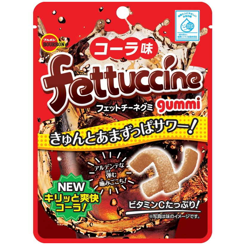 ブルボン フェットチーネグミコーラ味　５０ｇ　(×10)|mvm-001-4901360352166-10 商品サムネイル