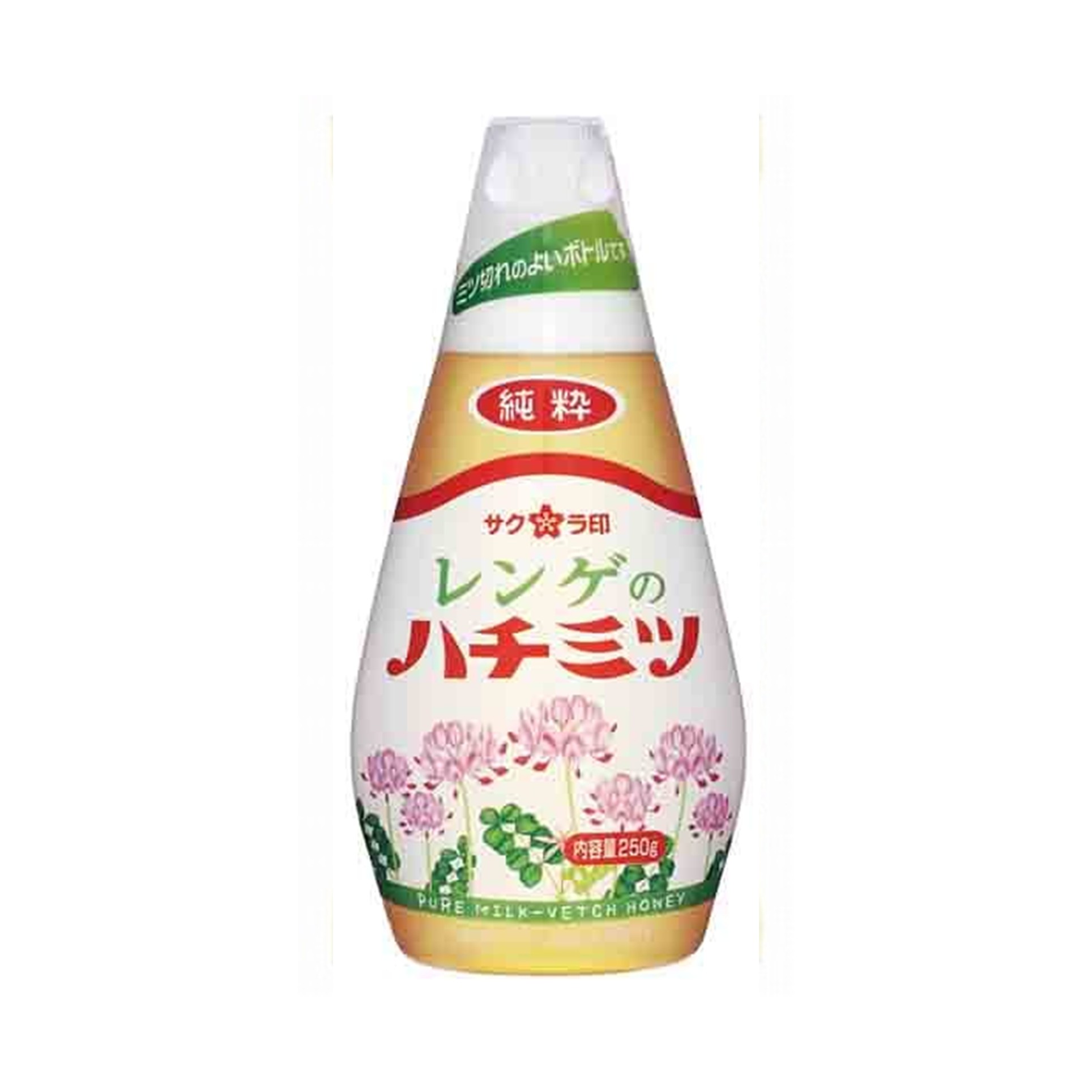 サクラ印 レンゲのハチミツ 250g(×6)|mvm-4901390132035-002-6 商品サムネイル