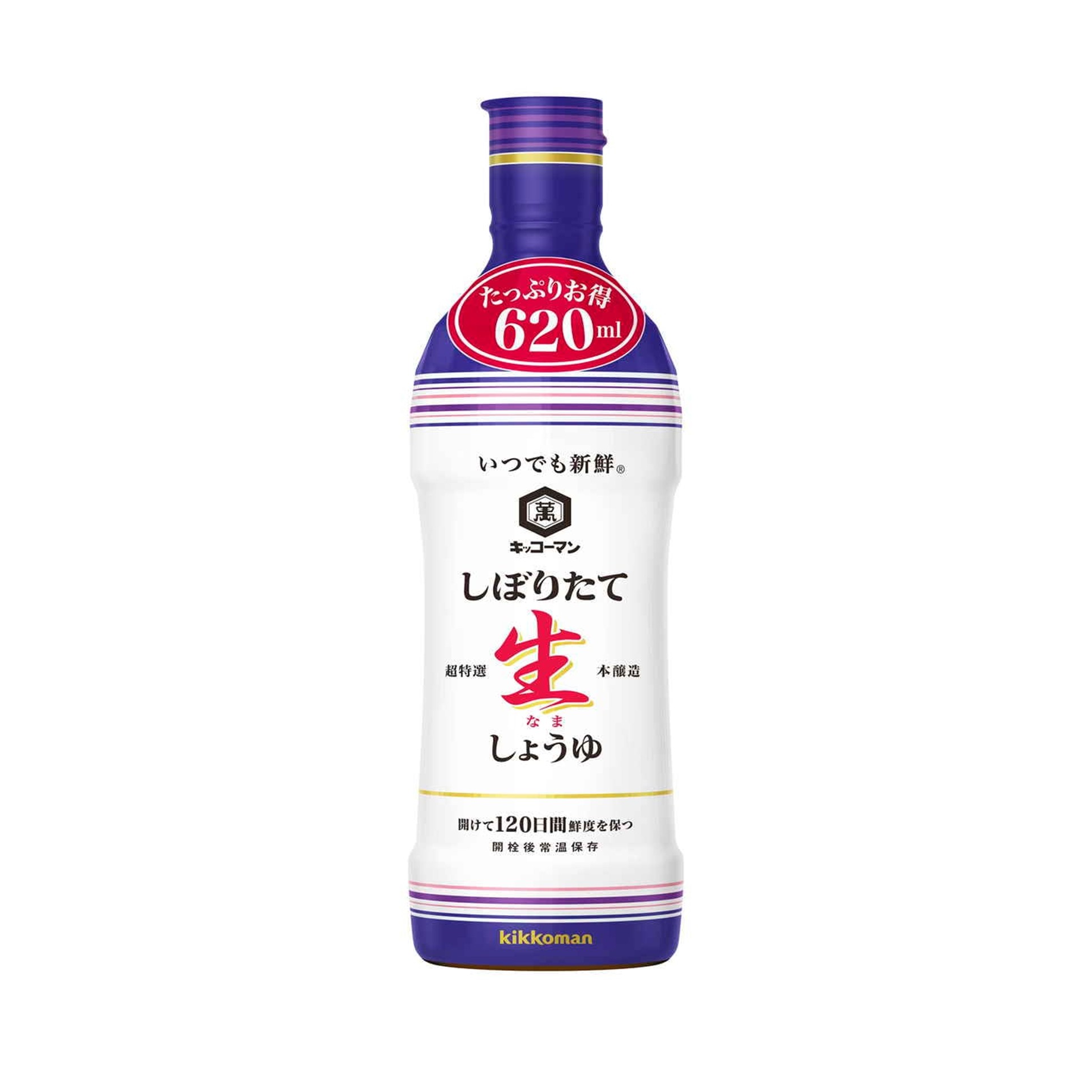 しぼりたて生しょうゆ 620ml(×12)|mvm-4901515008696-003-12 商品サムネイル