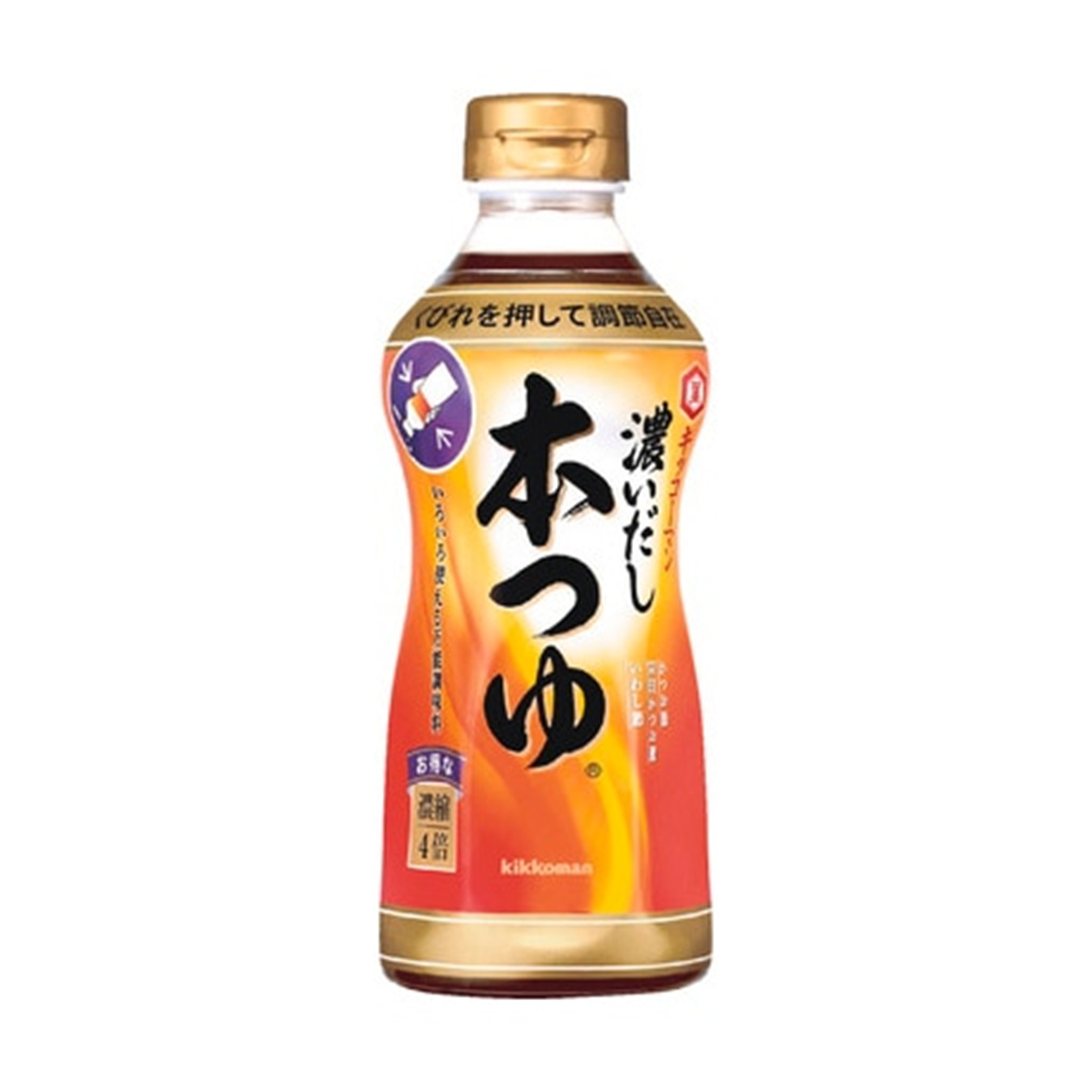 濃いだし本つゆ濃縮４倍 500ml(×12)|mvm-4901515363887-003-12 商品サムネイル