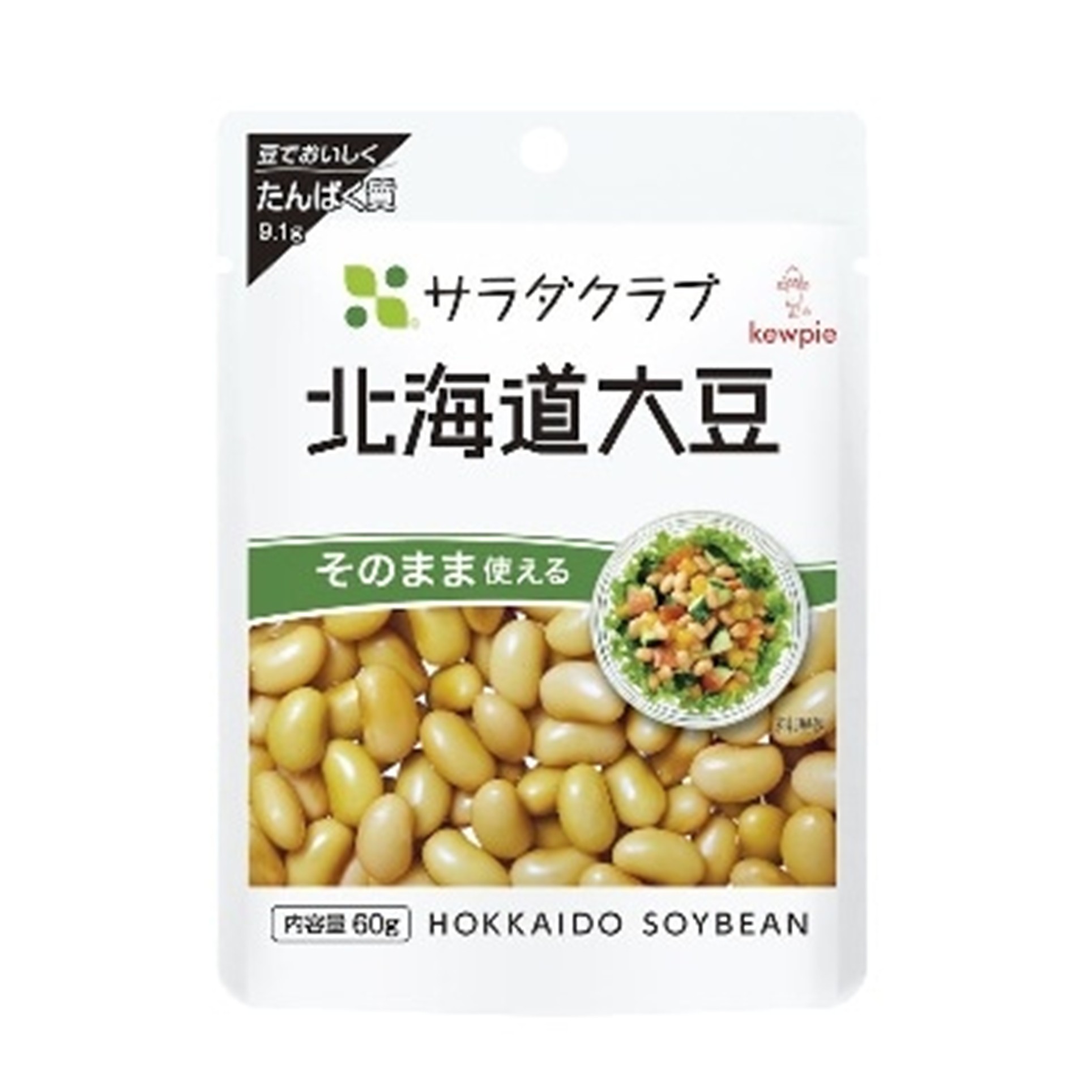 サラダクラブ 北海道大豆 60g(×10)|mvm-4901577073120-005-10 商品サムネイル