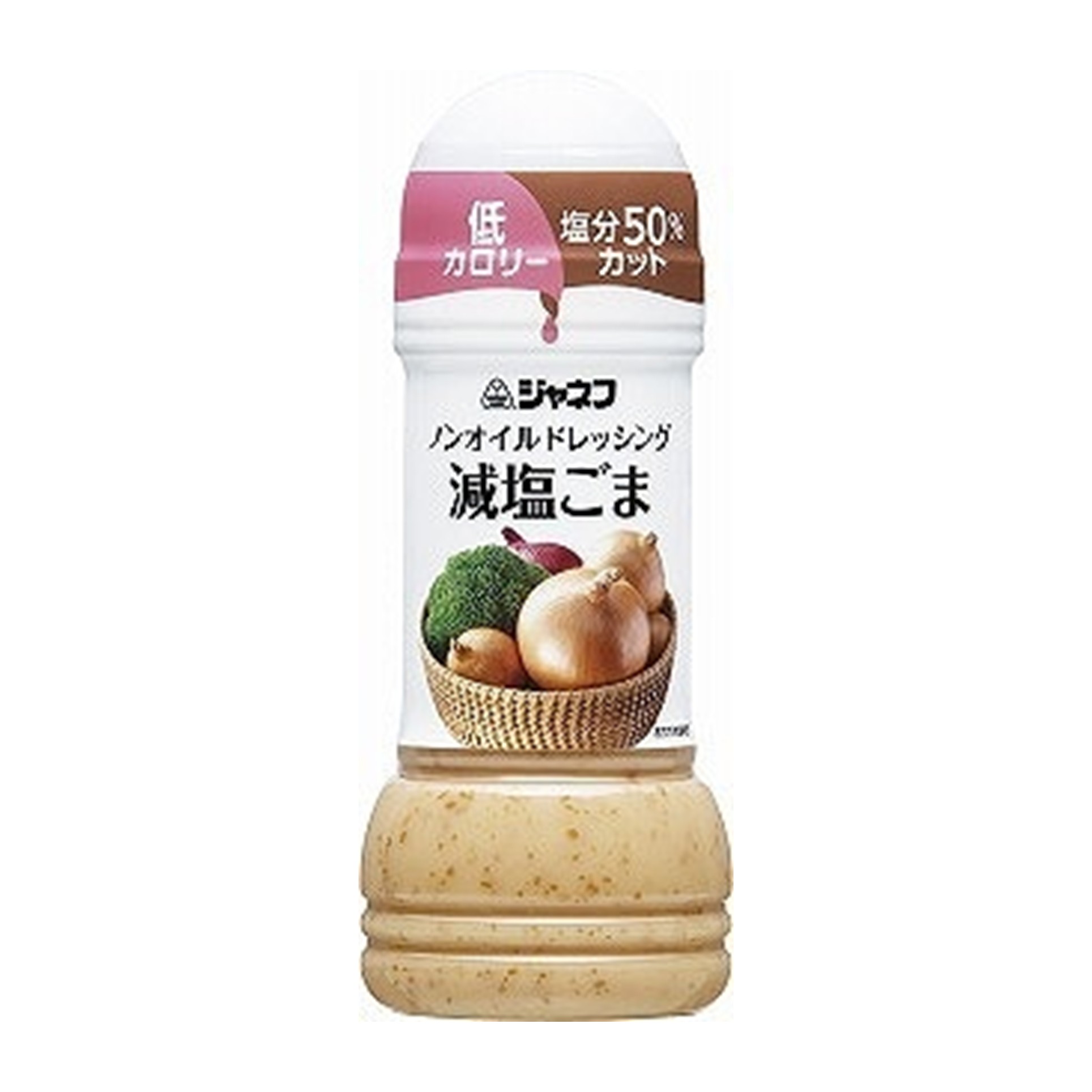ジャネフ ノンオイルドレッシング減塩ごま 200ml (×12)|mvm-003-4901577078316-12 商品サムネイル