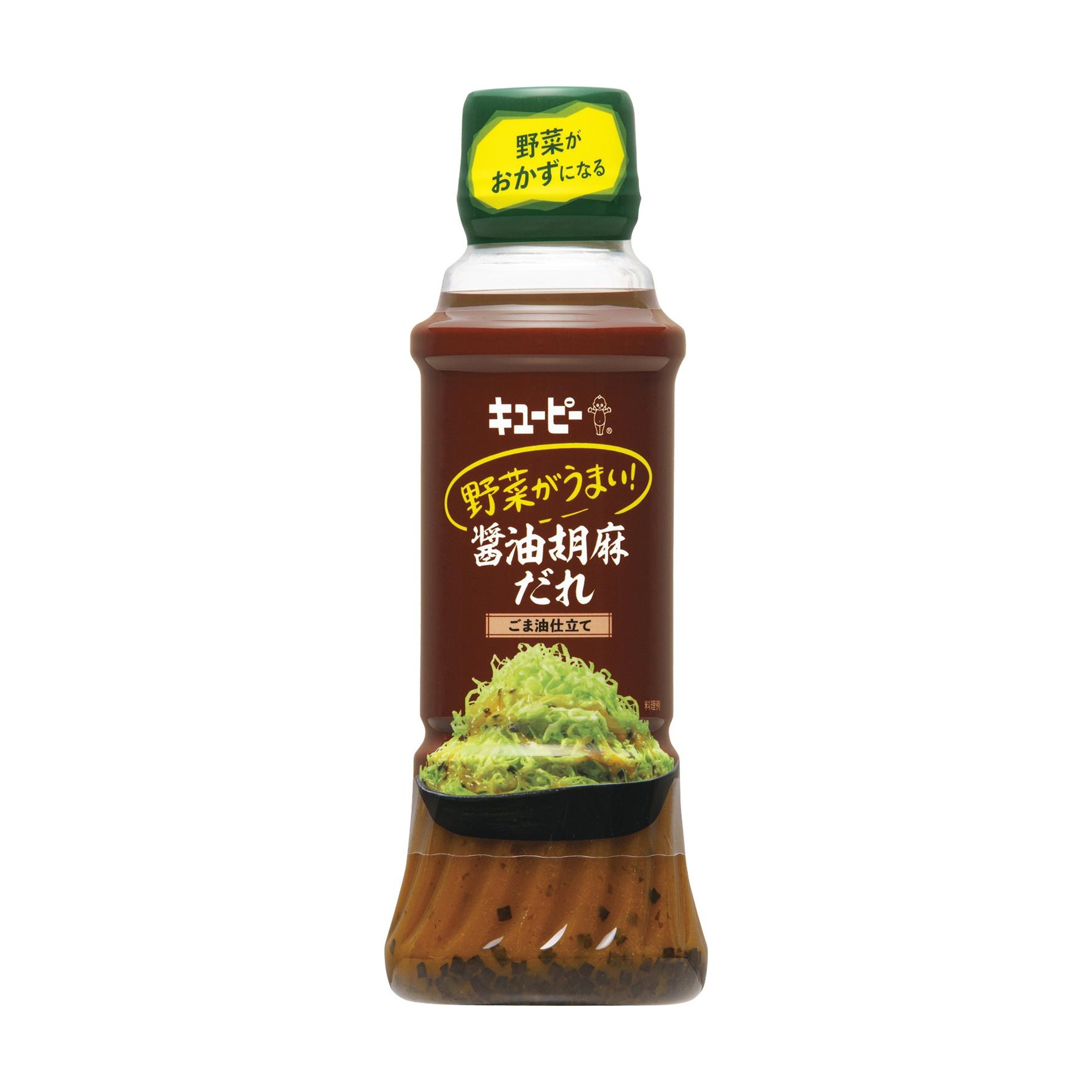 キユーピー 野菜がうまい!醤油胡麻だれ 300ml (×12)|mvm-003-4901577092459-12 商品サムネイル