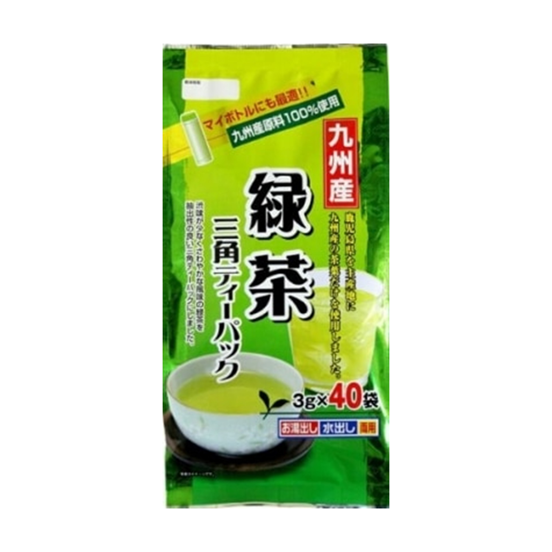 九州産緑茶三角ティーバッグ 3g×40p(×5)|mvm-4901607293306-002-5 商品サムネイル