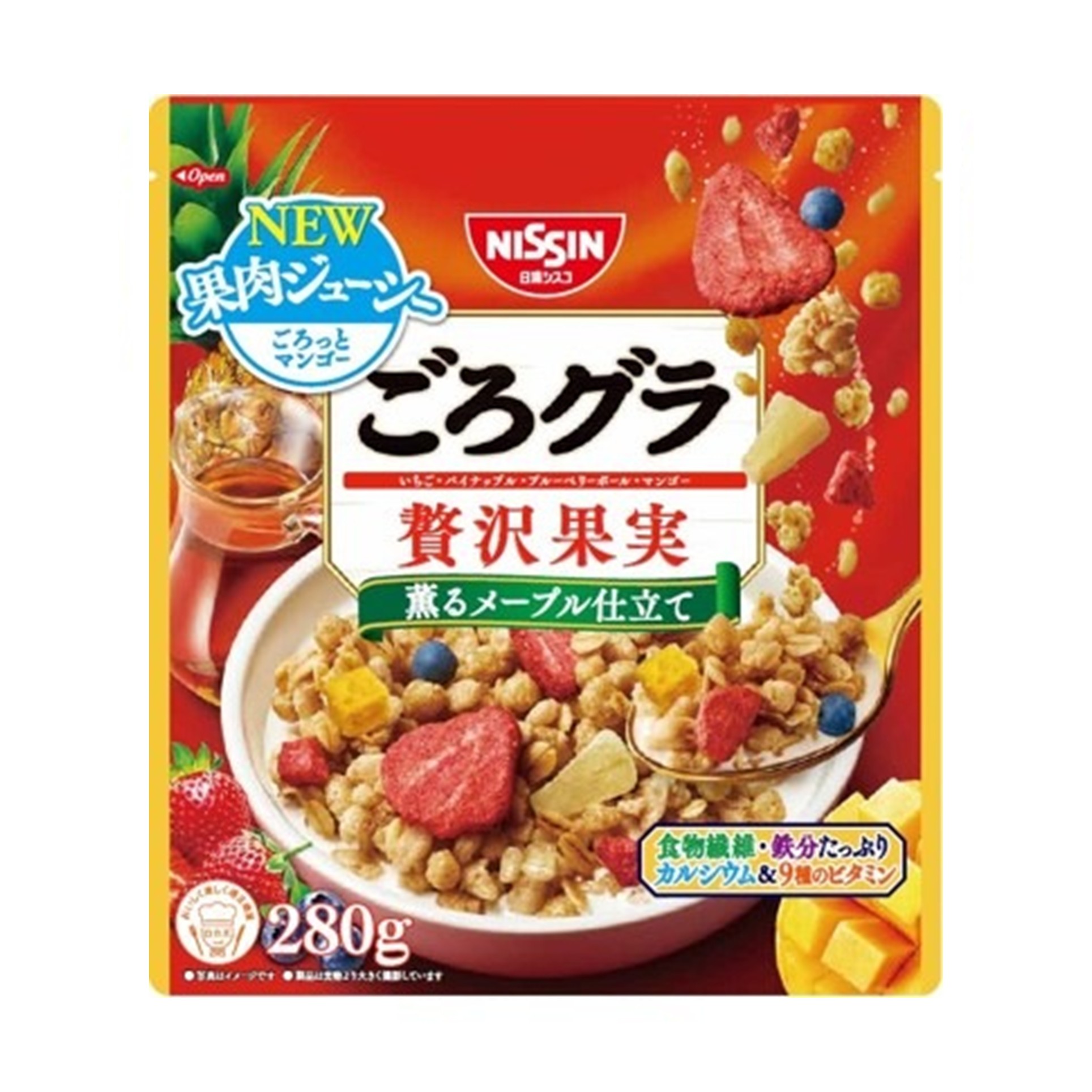 日清シスコ ごろグラ贅沢果実 280g (×6)|mvm-002-4901620161101-6 商品サムネイル