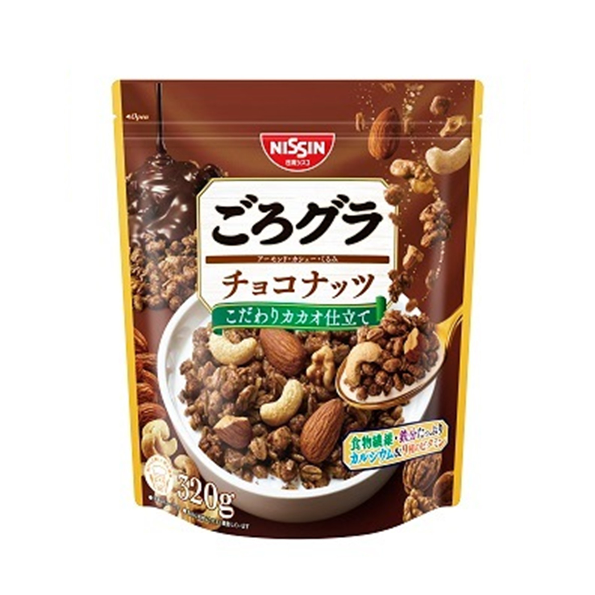 日清シスコ ごろグラチョコナッツ 320g (×6)|mvm-002-4901620161408-6 商品サムネイル