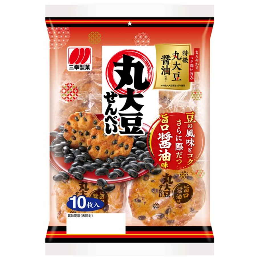 三幸製菓 丸大豆せんべい　１０枚入　(×12)|mvm-001-4901626036618-12 商品サムネイル