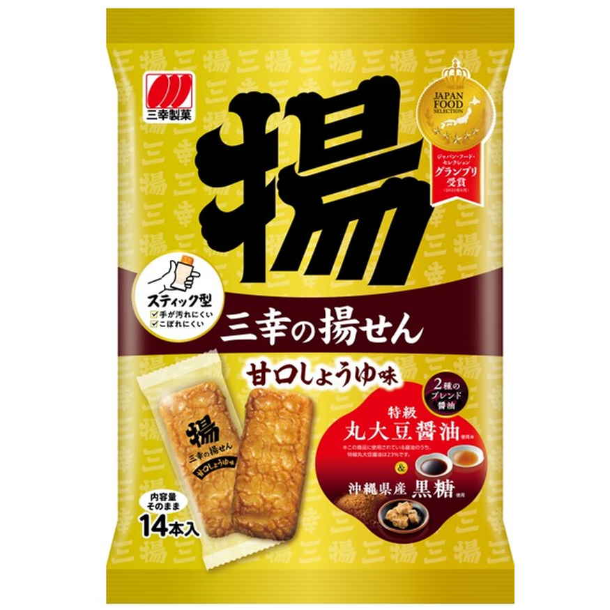 三幸製菓 三幸揚せん甘口しょうゆ味　１４本入　(×12)|mvm-001-4901626073668-12 商品サムネイル