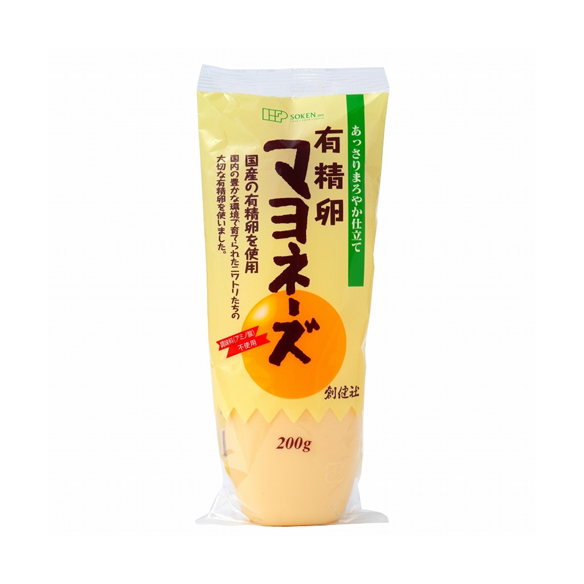 創建社 有精卵マヨネーズ 200g(×12)|mvm-4901735025671-003-12 商品サムネイル