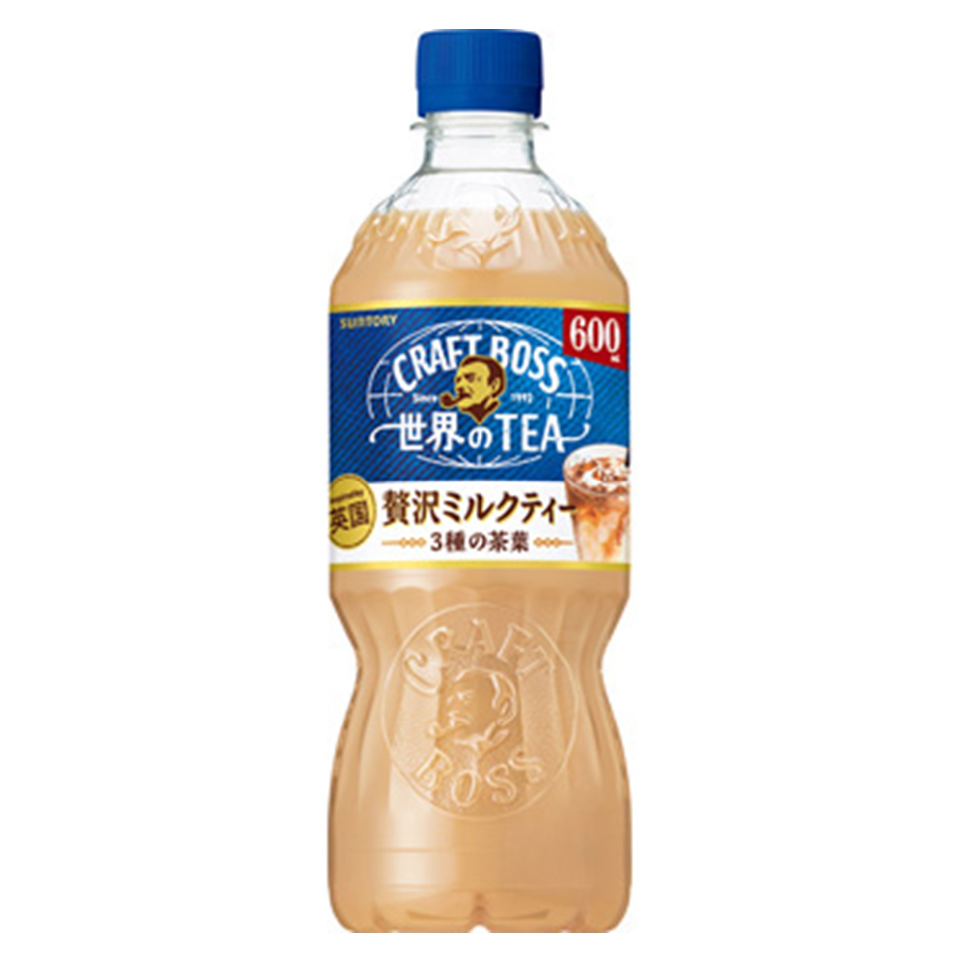 サントリーフーズ クラフトボス 贅沢ミルクティー 600ml (×24)|mvm-074-4901777375864-24 商品サムネイル