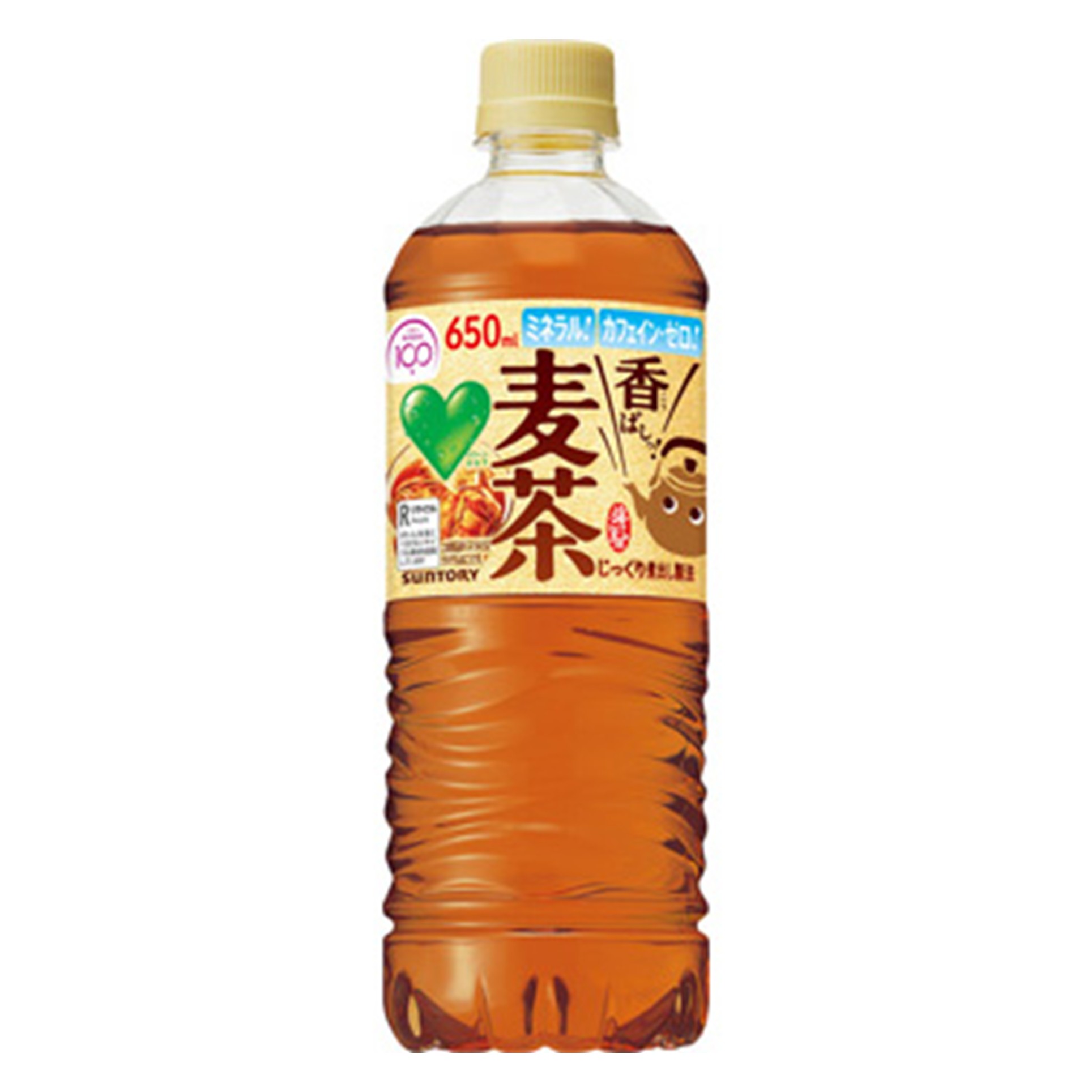 サントリーフーズ グリーンダカラ 香ばしっ！麦茶 650ml (×24) |mvm-074-4901777377752-24 商品サムネイル