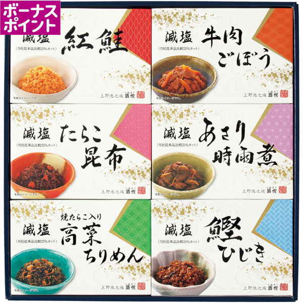 [300WAON BP]酒悦 減塩佃煮・惣菜詰合せ【冬】【112147】 商品サムネイル