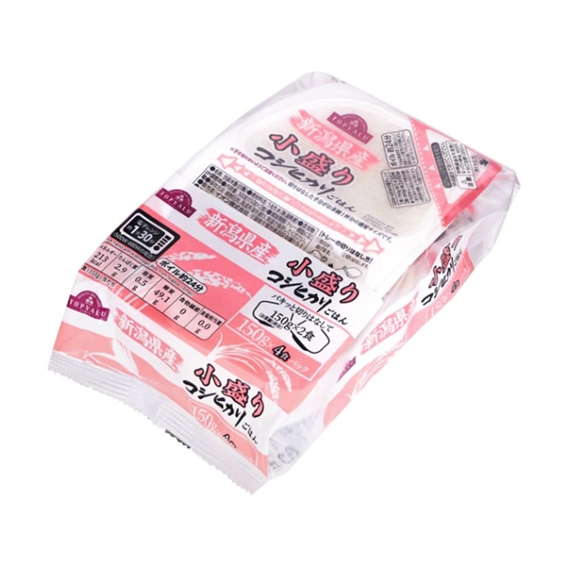 【トップバリュ】ＴＶ小盛りごはん4食 150g×4P(×8)|mvm-4901810982806-005-8 商品サムネイル