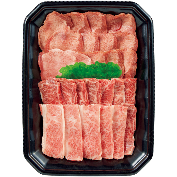 【父の日】 国産黒毛和牛ばらカルビ焼肉と牛たんセット【483902】 商品サムネイル