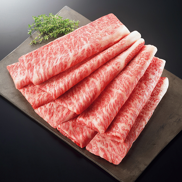 ☆【早得】 国産黒毛和牛かたロースすきやき用2段 【145048】 商品サムネイル