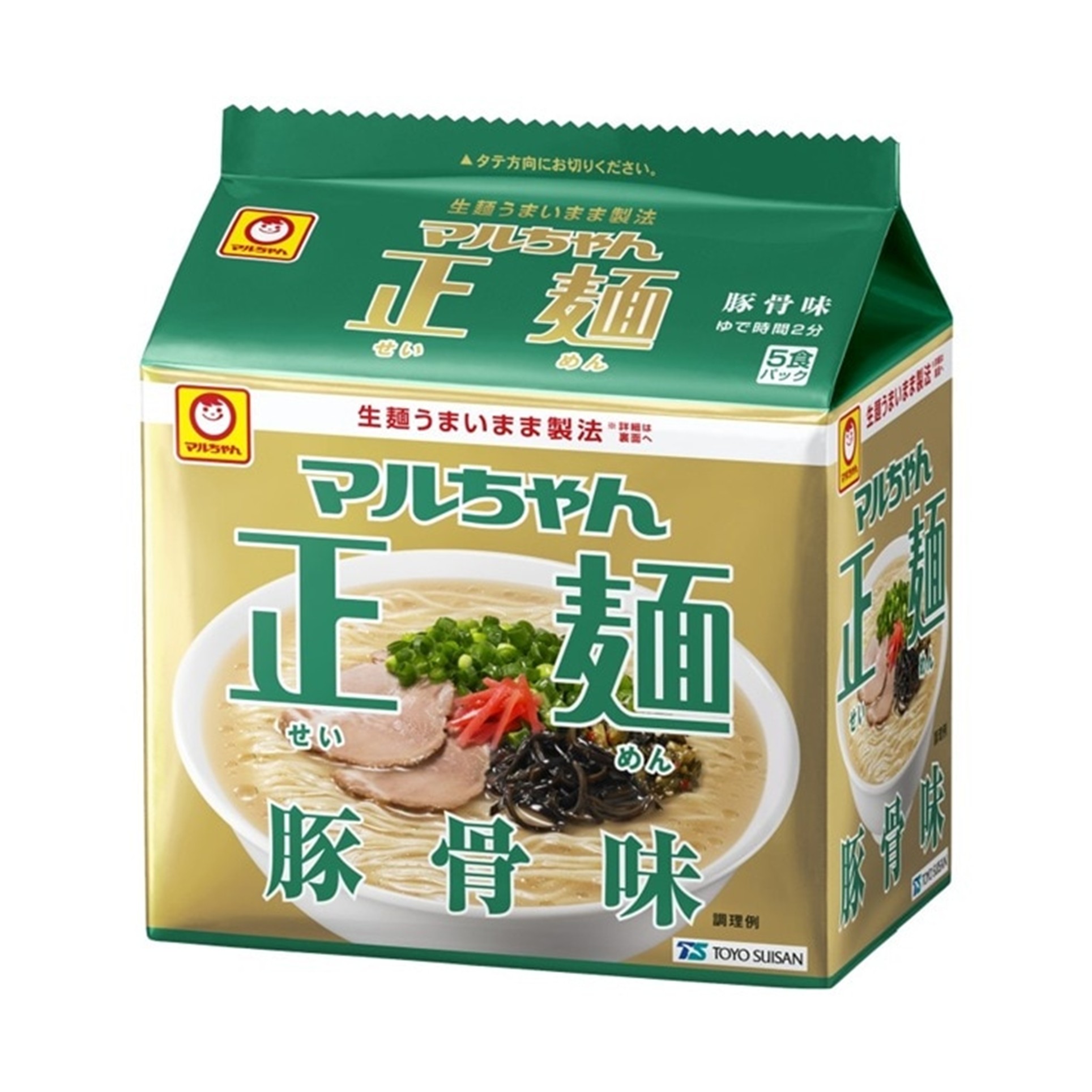 マルちゃん正麺 豚骨味 5食 445g(×6)|mvm-4901990514200-005-6 商品サムネイル