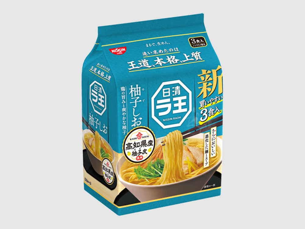 ラ王 柚子しお 3P 279g (×9)|mvm-5-4902105115121-9 商品サムネイル