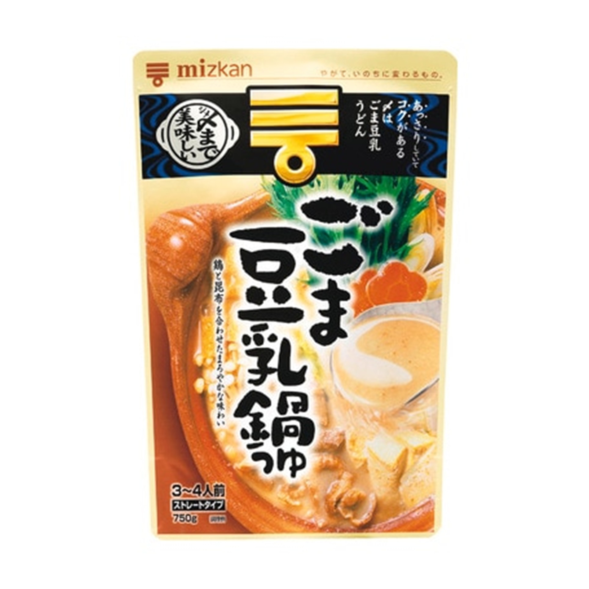 ミツカン ごま豆乳鍋つゆストレート 750g(×12)|mvm-4902106648796-003-12 商品サムネイル