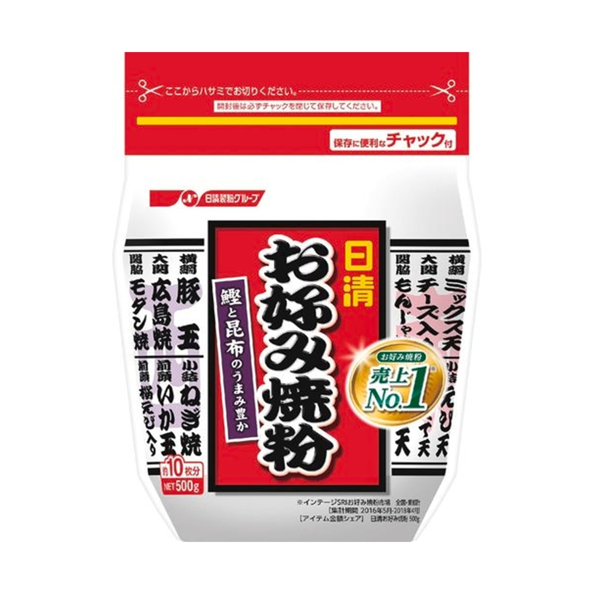 日清 お好み焼粉 500g(×12)|mvm-4902110369106-004-12 商品サムネイル