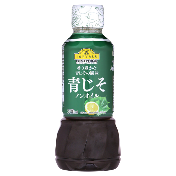 【トップバリュ】青じそノンオイルドレッシング　３８０ｍｌ　(×12)|mvm-003-4902121287406-12 商品サムネイル