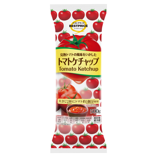 【トップバリュ】トマトケチャップ　５００ｇ　(×20)|mvm-003-4902121375011-20 商品サムネイル