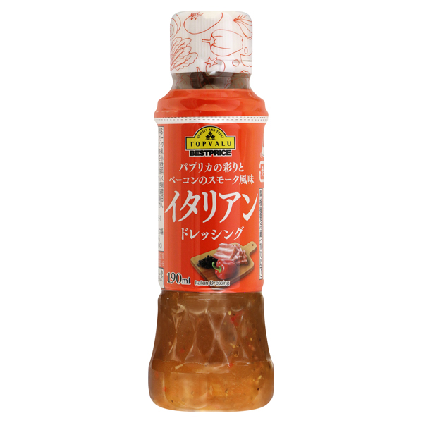 【トップバリュ】イタリアンドレッシング　１９０ｍｌ　(×12)|mvm-003-4902121485116-12 商品サムネイル