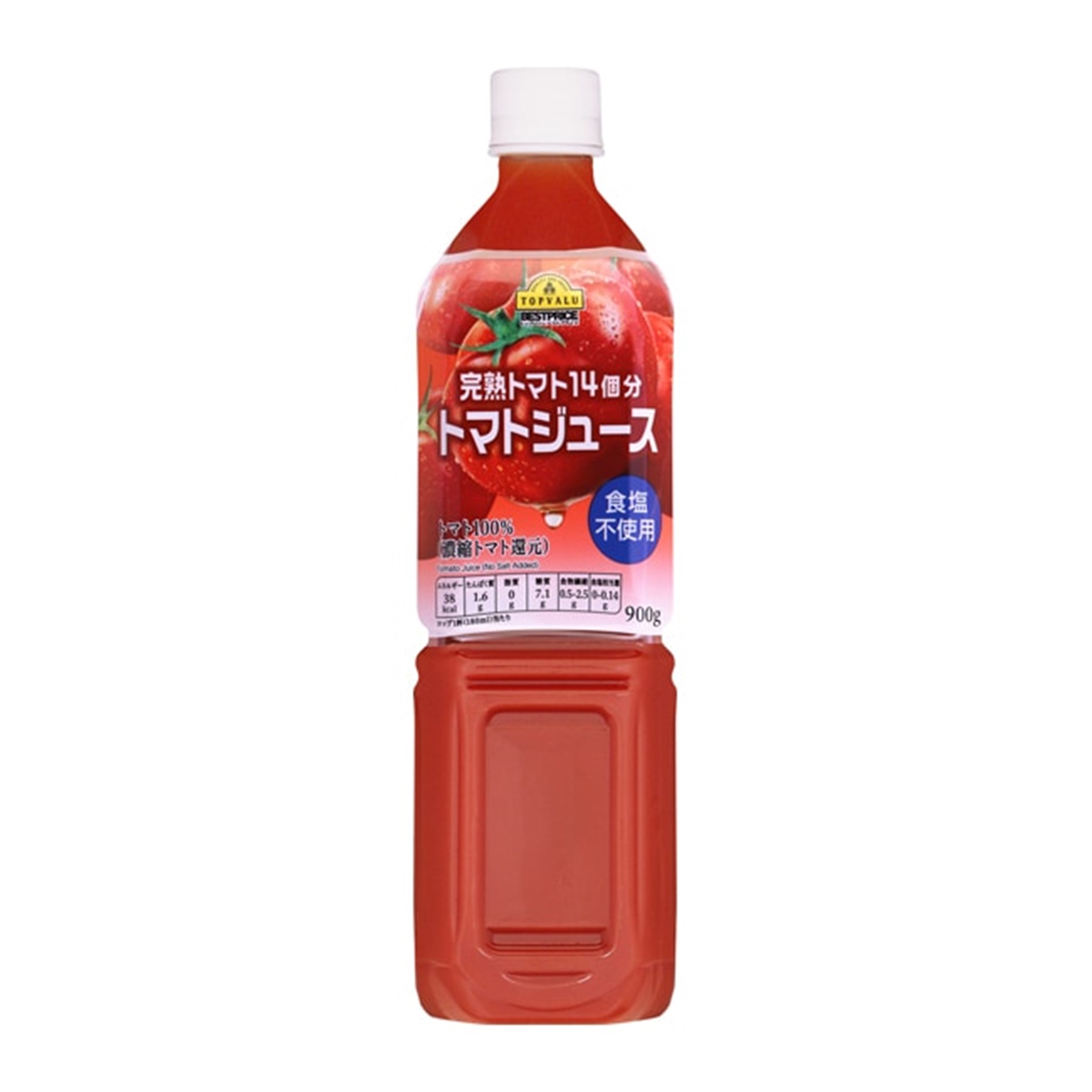 イオントップバリュＴＶトマト食塩不使用　９００ｇ　(×12)|mvm-074-4902121813070-12 商品サムネイル